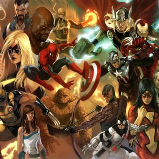 Marvel dual monitor wallpaper