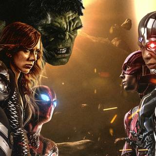 Marvel dual monitor wallpaper