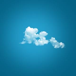 Minimal cloud wallpaper
