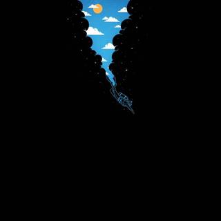 Minimal cloud wallpaper