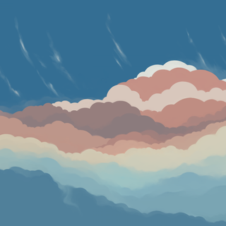 Minimal cloud wallpaper