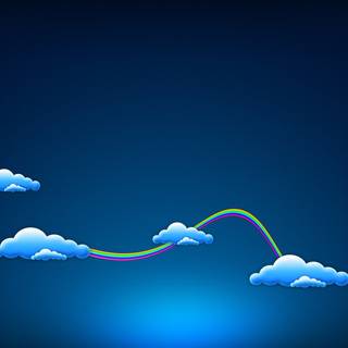 Minimal cloud wallpaper