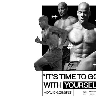 David Goggins desktop wallpaper