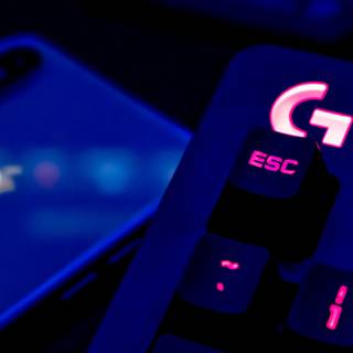 Blue vibe computer wallpaper