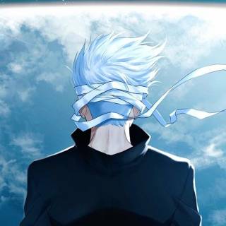 Gojo Satoru manga iPhone wallpaper