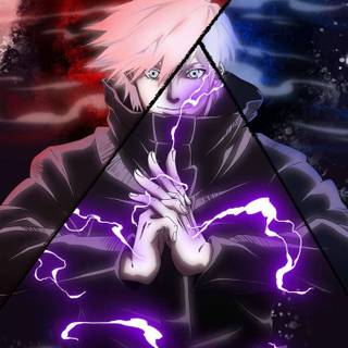 Gojo Satoru manga iPhone wallpaper