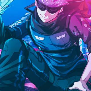 Gojo Satoru manga iPhone wallpaper