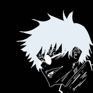 Gojo Satoru manga iPhone wallpaper