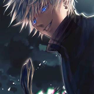 Gojo Satoru manga iPhone wallpaper