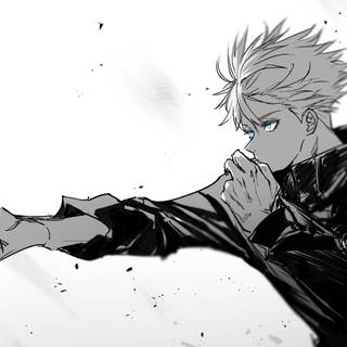 Satoru Gojo manga wallpaper