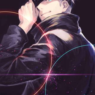 Gojo Satoru manga iPhone wallpaper