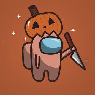 Halloween preppy PFP wallpaper