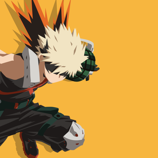 Bakugo desktop aesthetic wallpaper