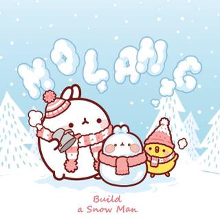 Molang winter wallpaper