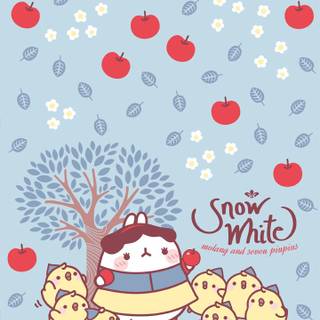 Molang winter wallpaper