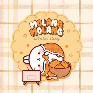 Molang winter wallpaper