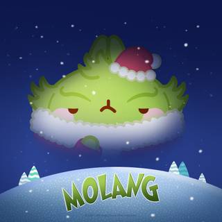 Molang winter wallpaper