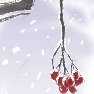 Winter fruit wallpaper