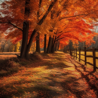 Path autumn wallpaper