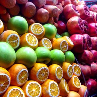 Winter fruit wallpaper