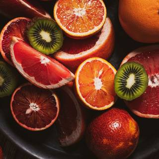 Winter fruit wallpaper