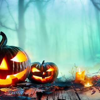 Computer Halloween aesthetic wallpaper