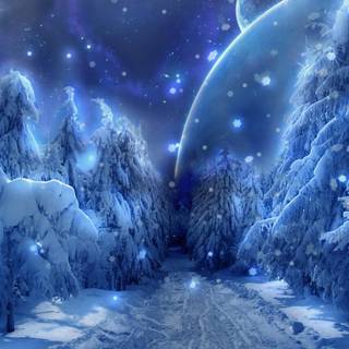 1366x768 winter wallpaper