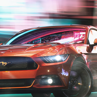 Mustang art iPhone wallpaper