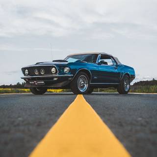 Mustang art iPhone wallpaper