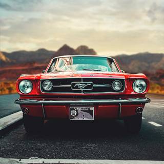Mustang art iPhone wallpaper