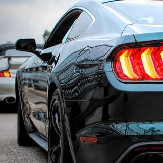 Mustang art iPhone wallpaper