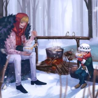 One Piece winter wallpaper