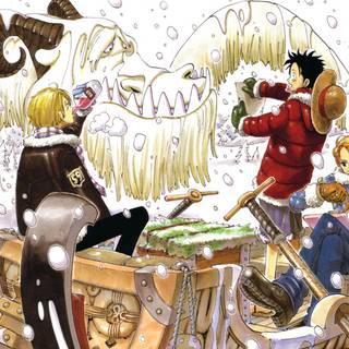 One Piece winter wallpaper