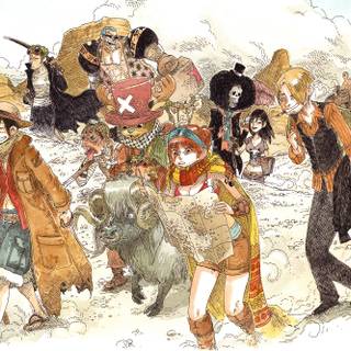 One Piece winter wallpaper