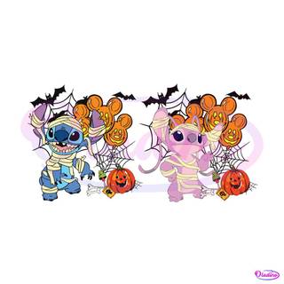Halloween Angel and Stitch wallpaper