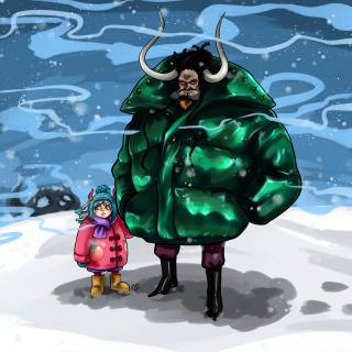 One Piece winter wallpaper