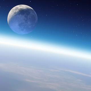 4k iPad space wallpaper