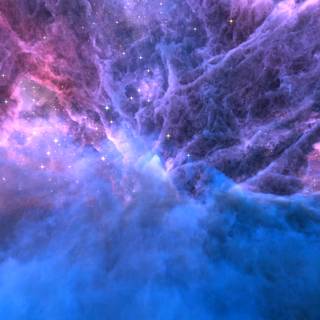 Purple nebula 4k wallpaper