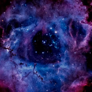 Purple nebula 4k wallpaper