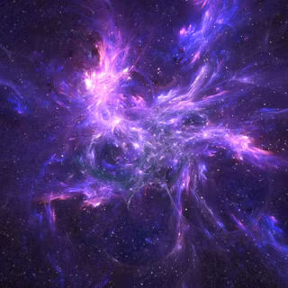 Purple nebula 4k wallpaper