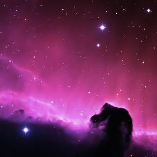 Purple nebula 4k wallpaper