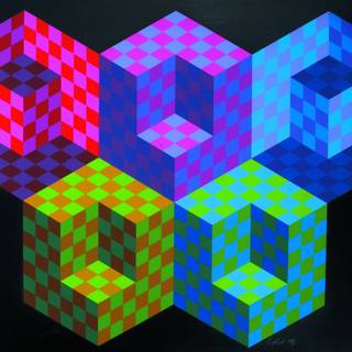 Victor Vasarely wallpaper