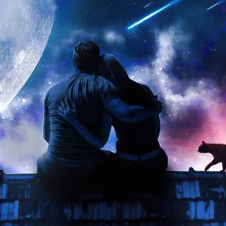 Love night 4k wallpaper