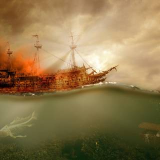 Black Pearl 4k wallpaper