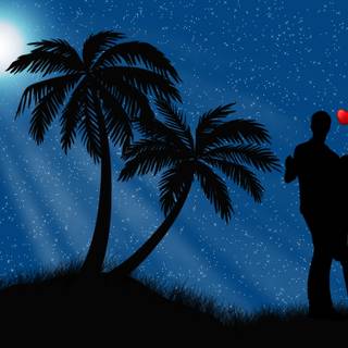 Love night 4k wallpaper