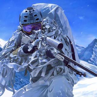 Soldier iPhone wallpaper