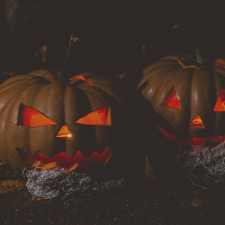 Cozy Halloween PC wallpaper