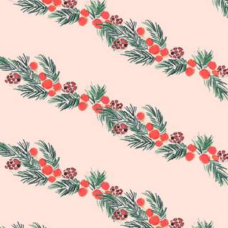 Winter red wallpaper