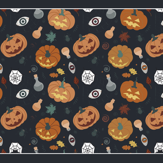 Cozy Halloween PC wallpaper