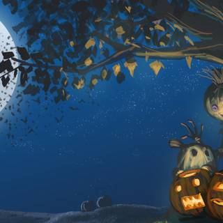 3840x1600 Halloween wallpaper